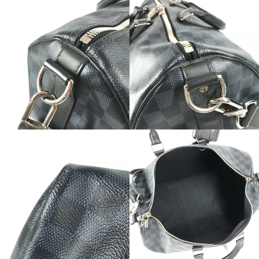Louis Vuitton Boston Bag Keepall Bandouliere 45 Damier Ecobalt Canvas — view 8