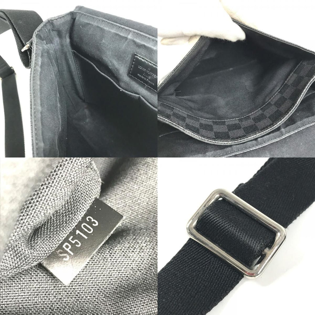 Louis Vuitton Shoulder Bag District PM Damier Graphite — view 9