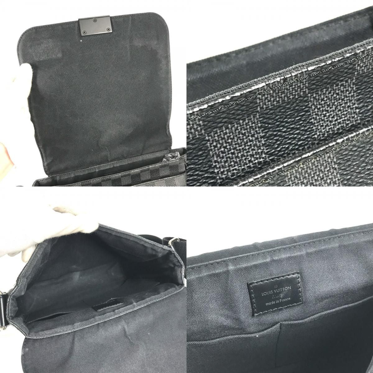 Louis Vuitton Shoulder Bag District PM Damier Graphite — view 8