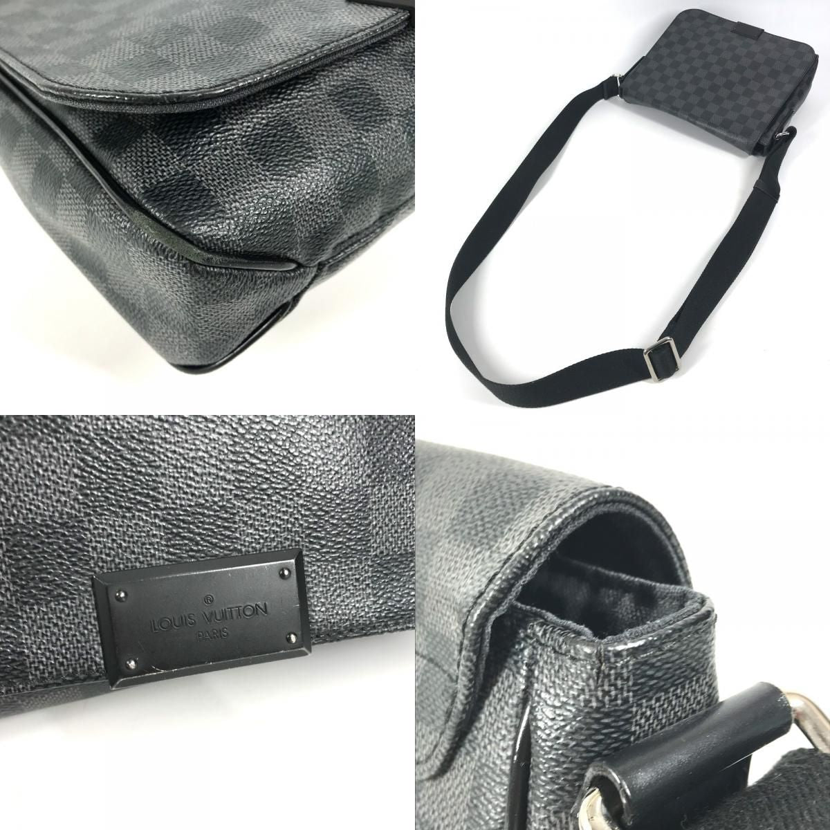 Louis Vuitton Shoulder Bag District PM Damier Graphite — view 7