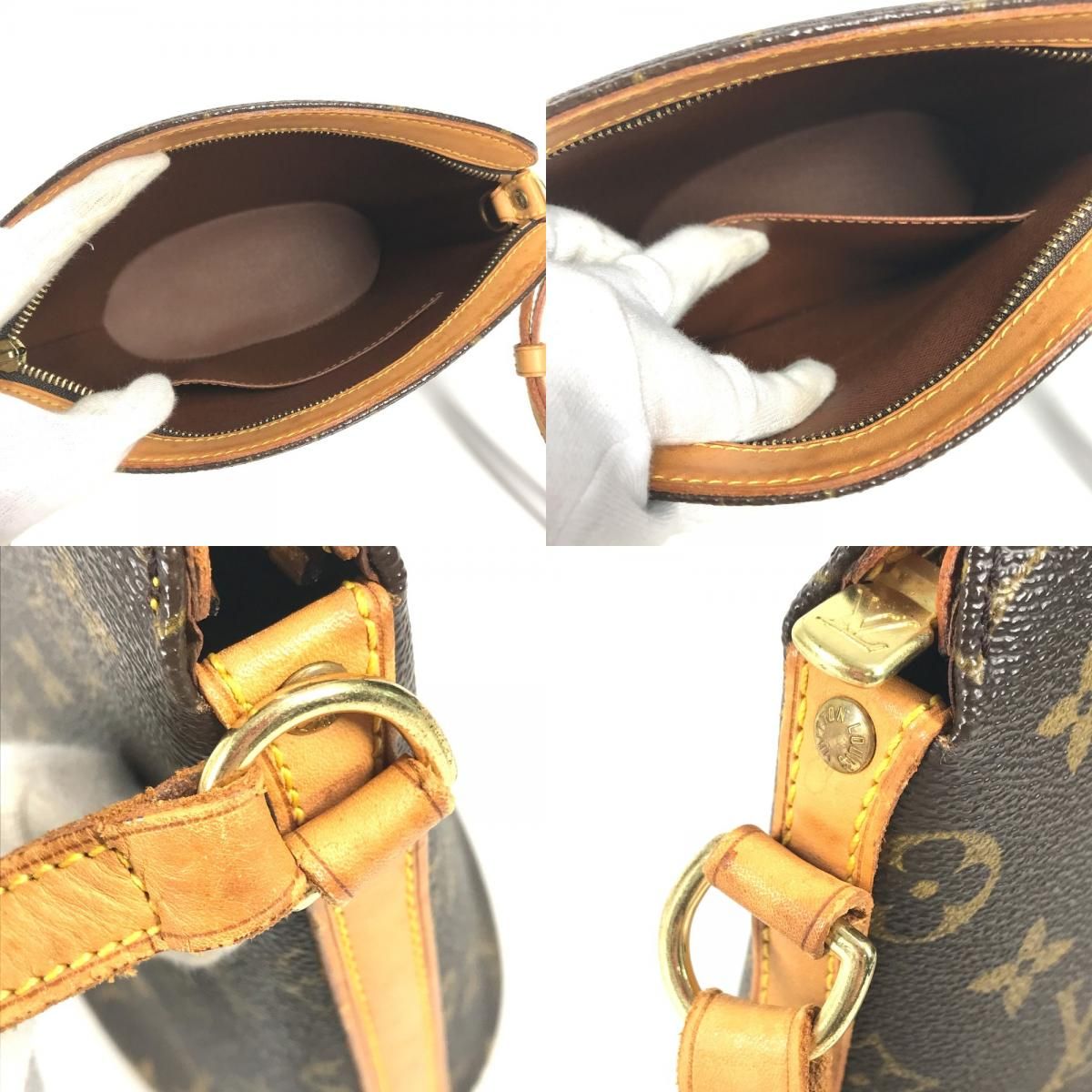Louis Vuitton Shoulder Bag Drew Monogram Canvas Brown — view 8