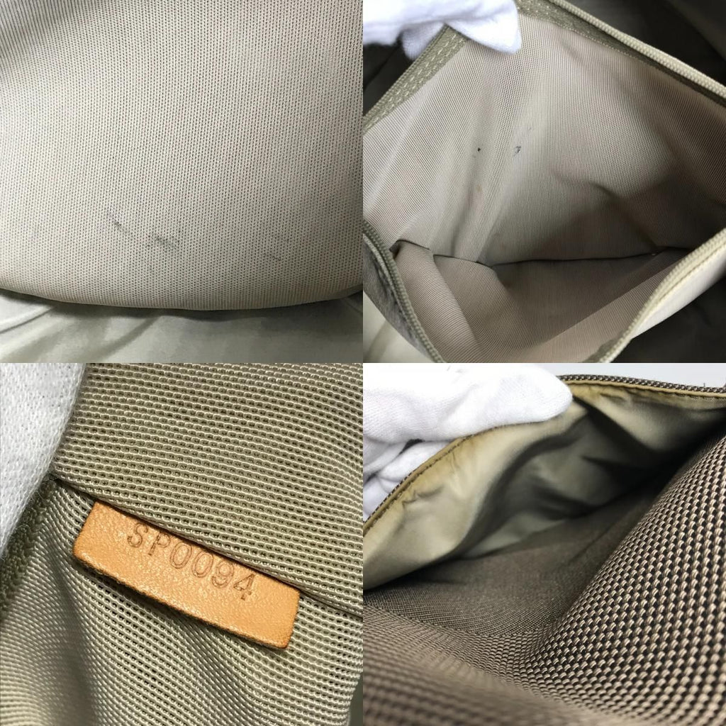 Louis Vuitton Boston Bag Akatan Damier Geant Canvas Khaki — view 9