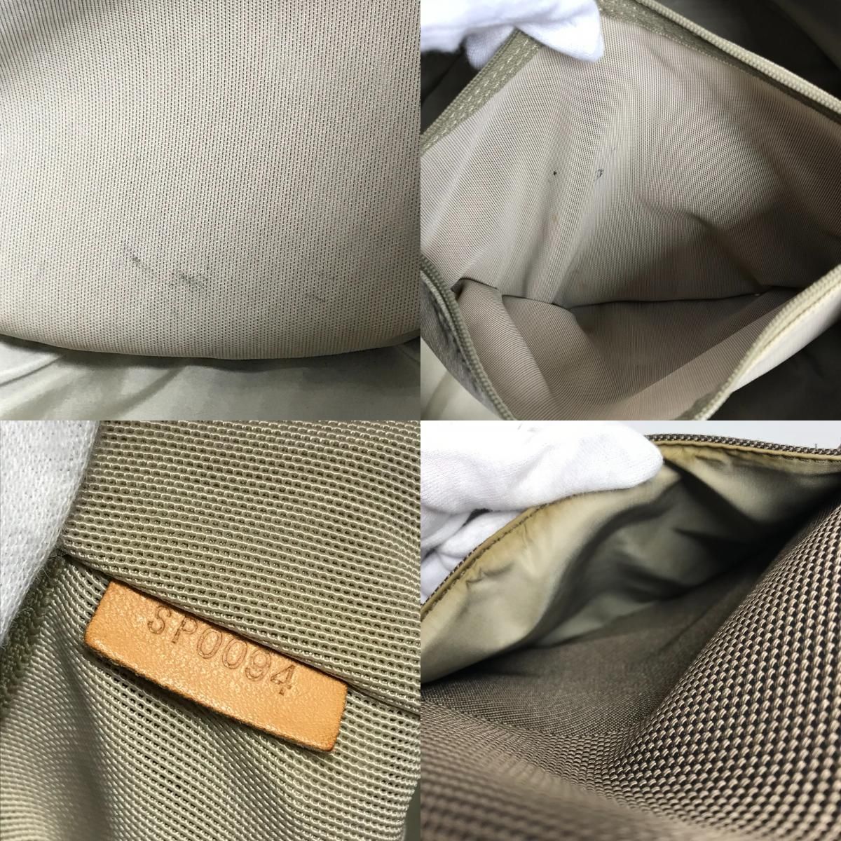 Louis Vuitton Boston Bag Akatan Damier Geant Canvas Khaki — view 9