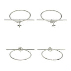 Hermes Earrings Loop MM Silver — view 5