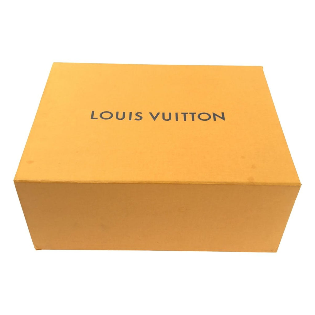 Louis Vuitton LV Trainer Leather High Cut Sneakers 7.5 Black Gray — view 7