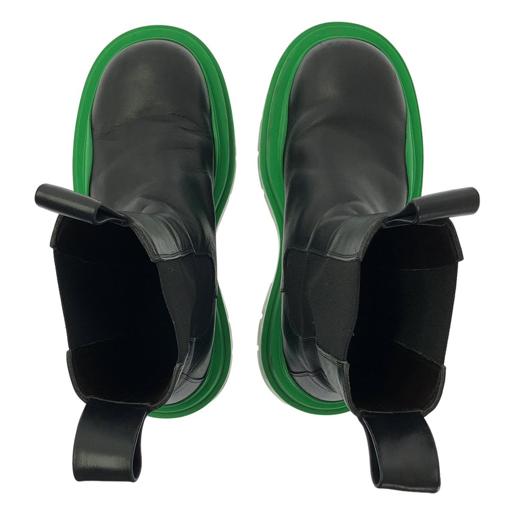 Bottega Veneta Tire Chelsea Boots 41 Black Green — view 4