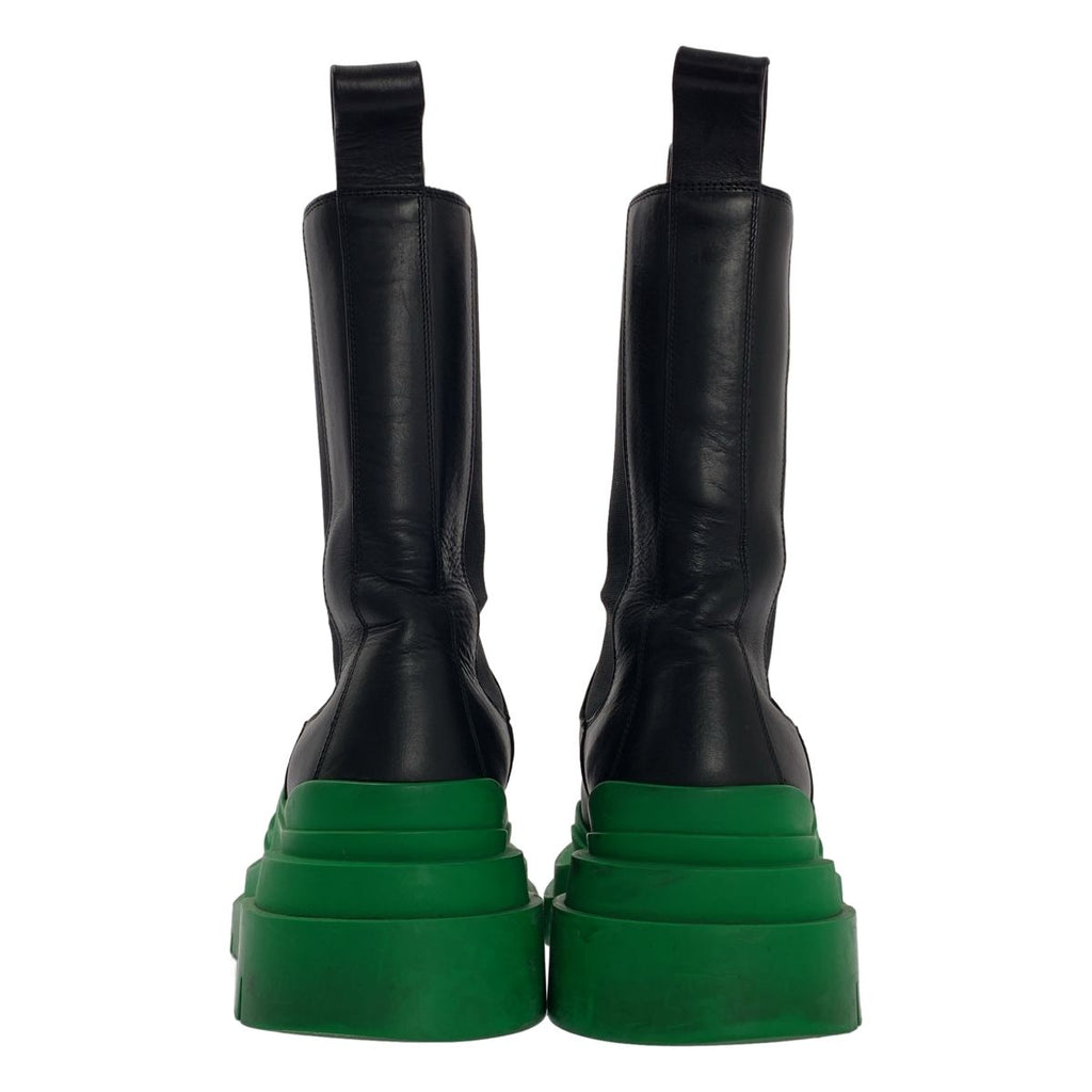 Bottega Veneta Tire Chelsea Boots 41 Black Green — view 3