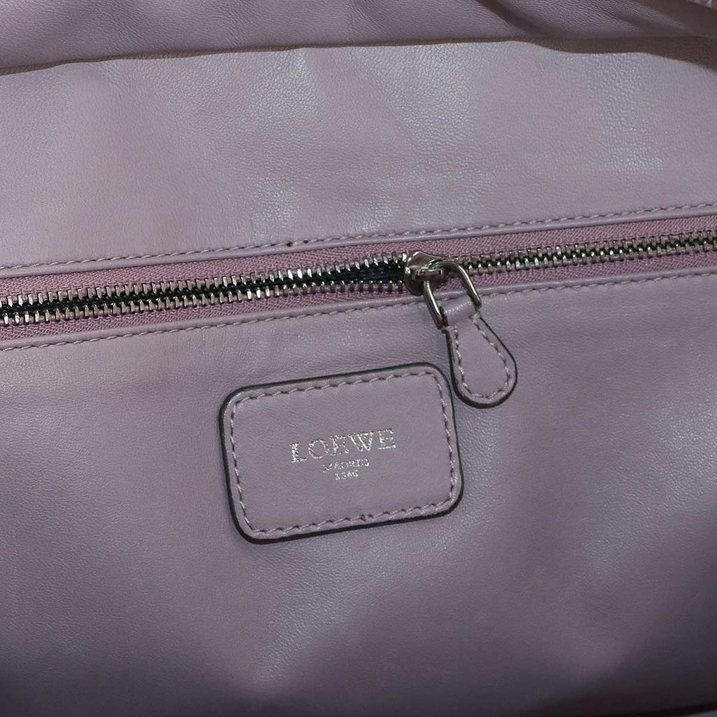 Loewe Amazona 36 Hand Bag Leather Pink Purple Silver — view 7