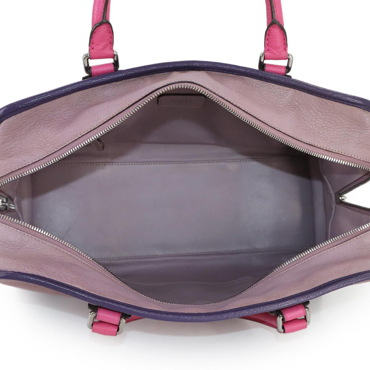 Loewe Amazona 36 Hand Bag Leather Pink Purple Silver — view 6