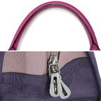 Loewe Amazona 36 Hand Bag Leather Pink Purple Silver — view 9
