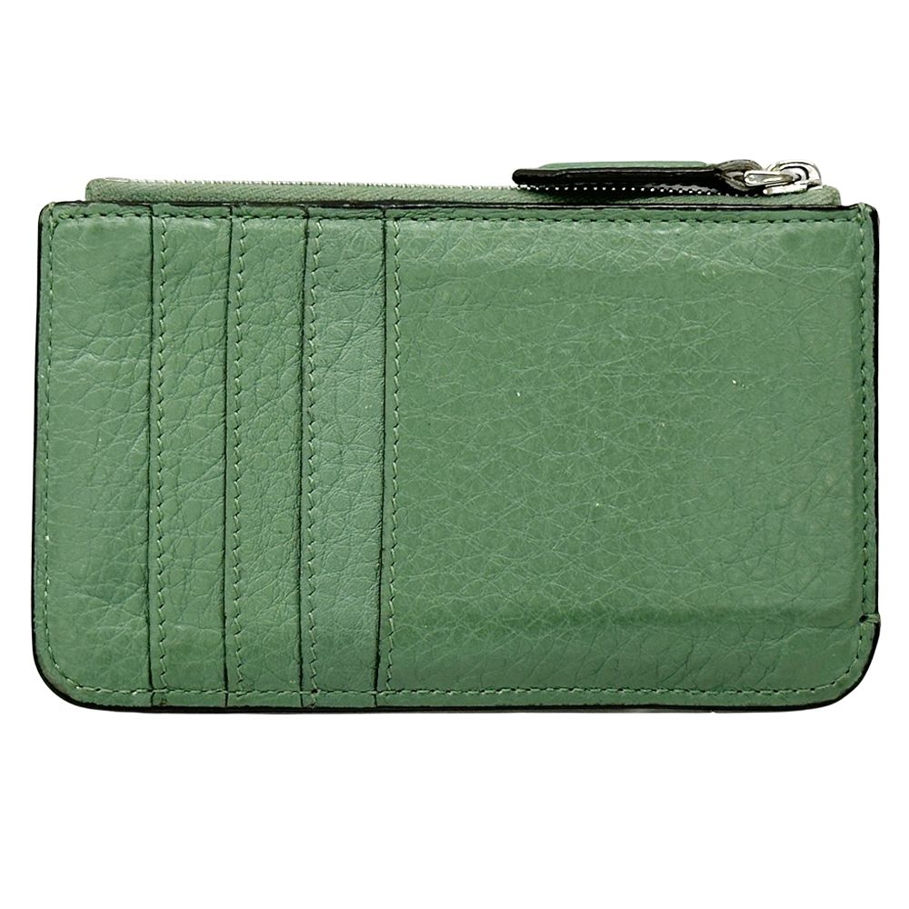 Fendi Wallet Coin Case Leather Fragment Green Card — view 2