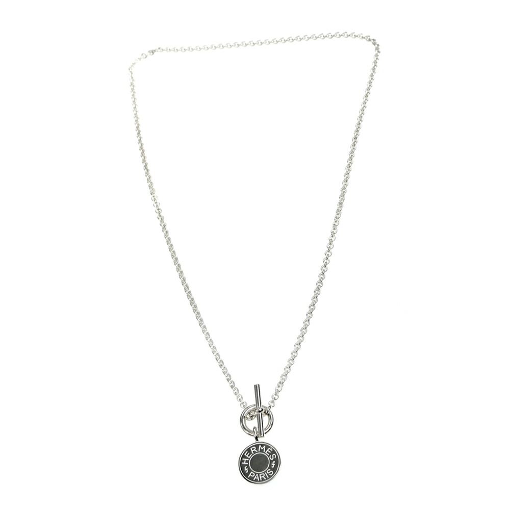 Hermes Necklace Amulet Series Exlibris Pendant Silver — view 7