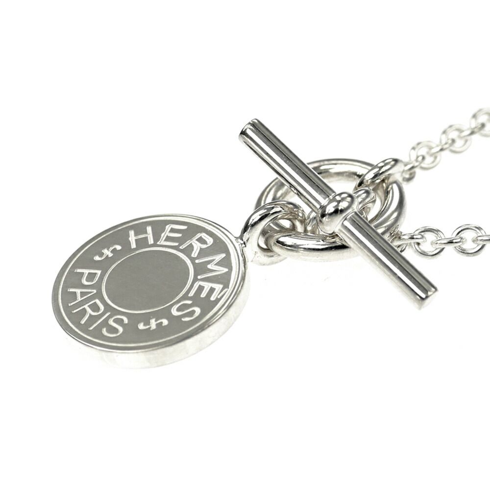 Hermes Necklace Amulet Series Exlibris Pendant Silver — view 4
