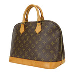 Louis Vuitton Handbag Alma Monogram Leather Brown — view 2