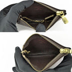 Louis Vuitton Damier Pochette Cles Card Key Case Gold — view 7