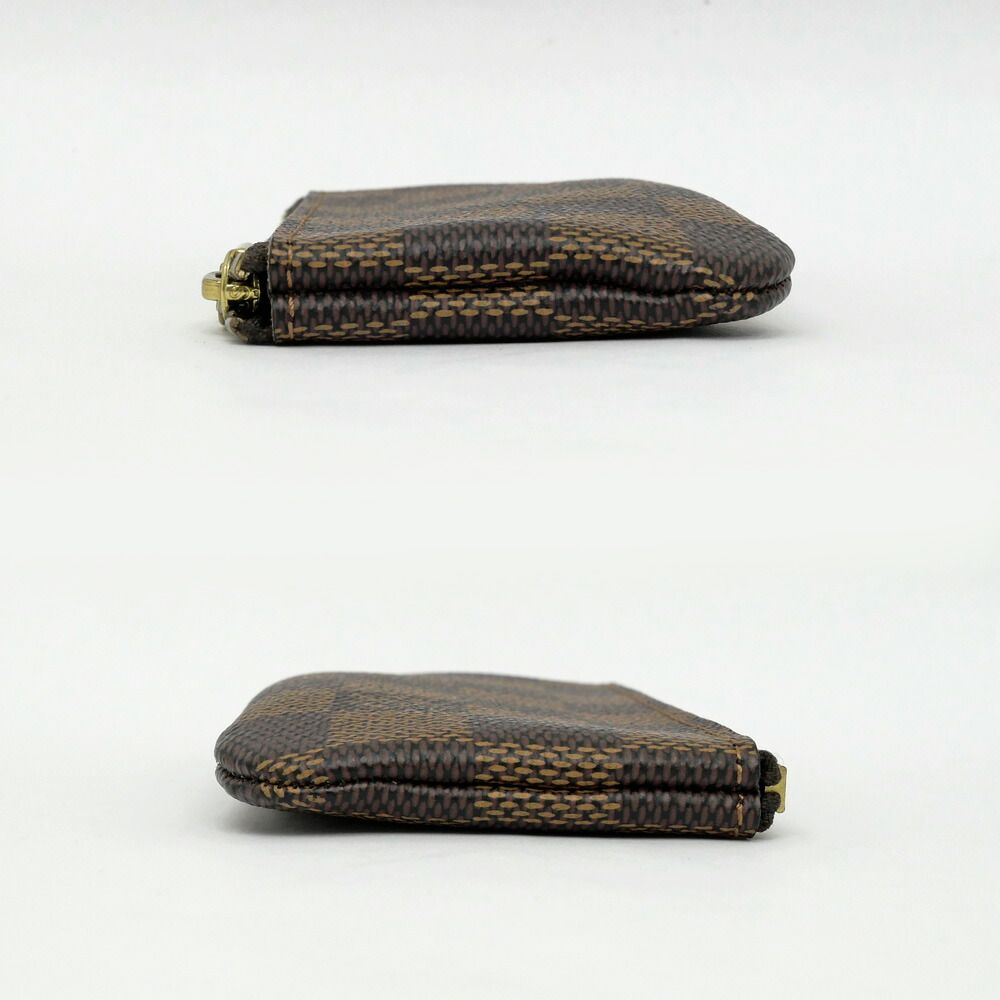 Louis Vuitton Damier Pochette Cles Card Key Case Gold — view 3