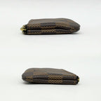 Louis Vuitton Damier Pochette Cles Card Key Case Gold — view 3
