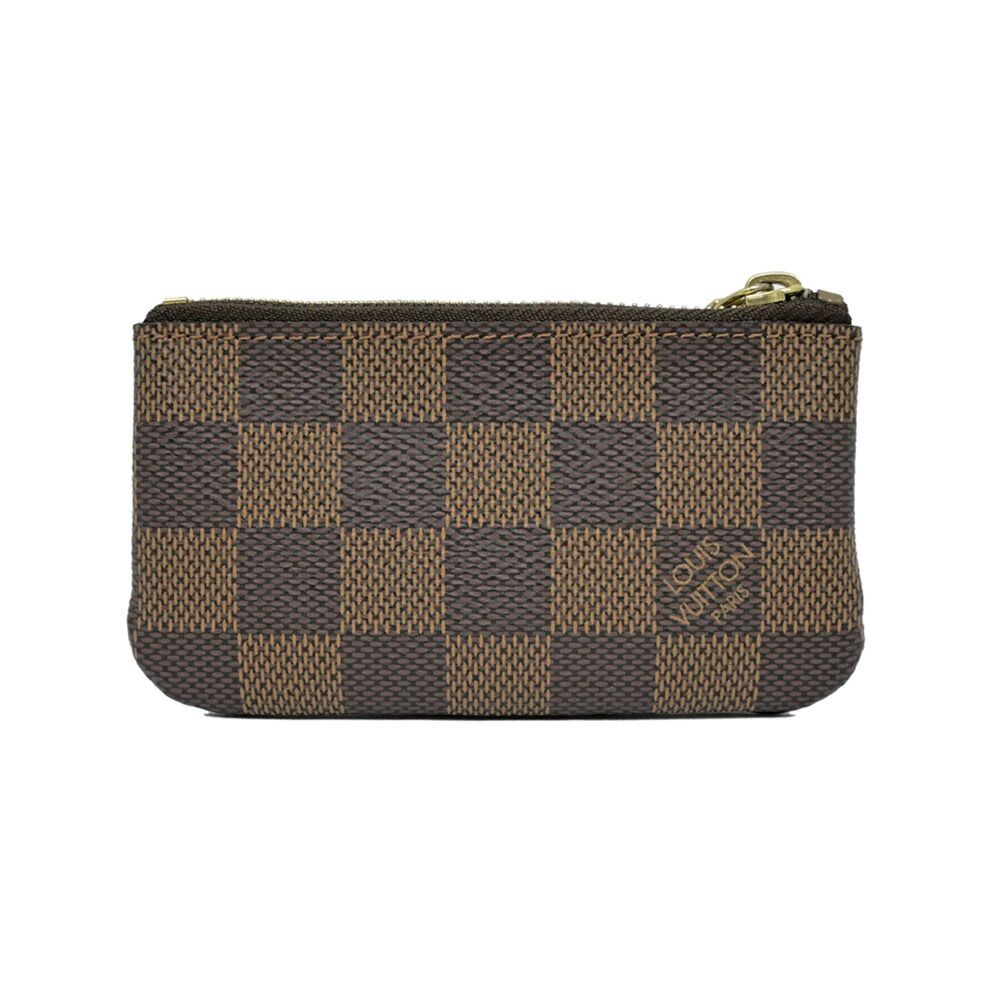 Louis Vuitton Damier Pochette Cles Card Key Case Gold — view 2