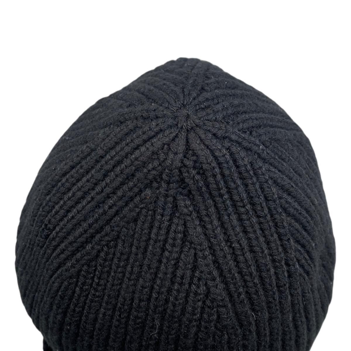 Louis Vuitton Knit Hat Bonnet LV Ahead Cashmere Logo Black — view 4