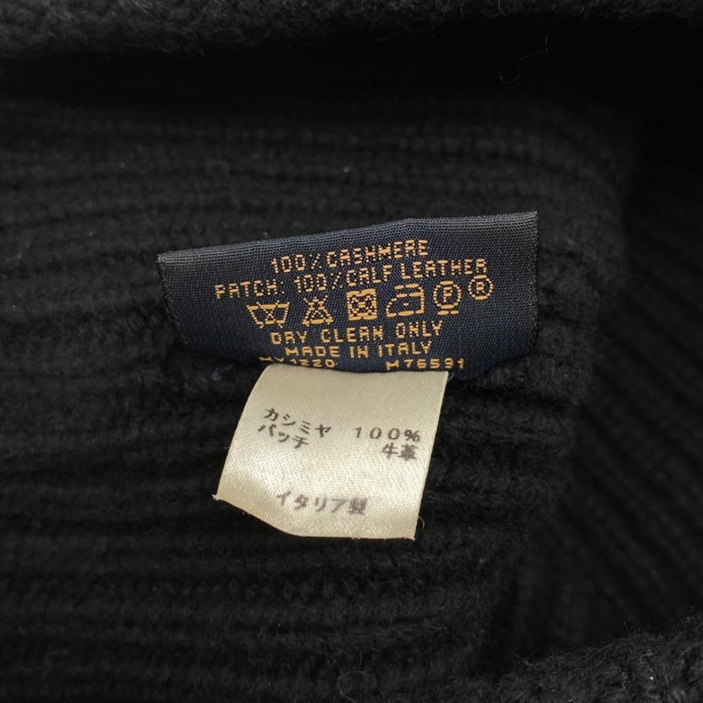 Louis Vuitton Knit Hat Bonnet LV Ahead Cashmere Logo Black — view 6