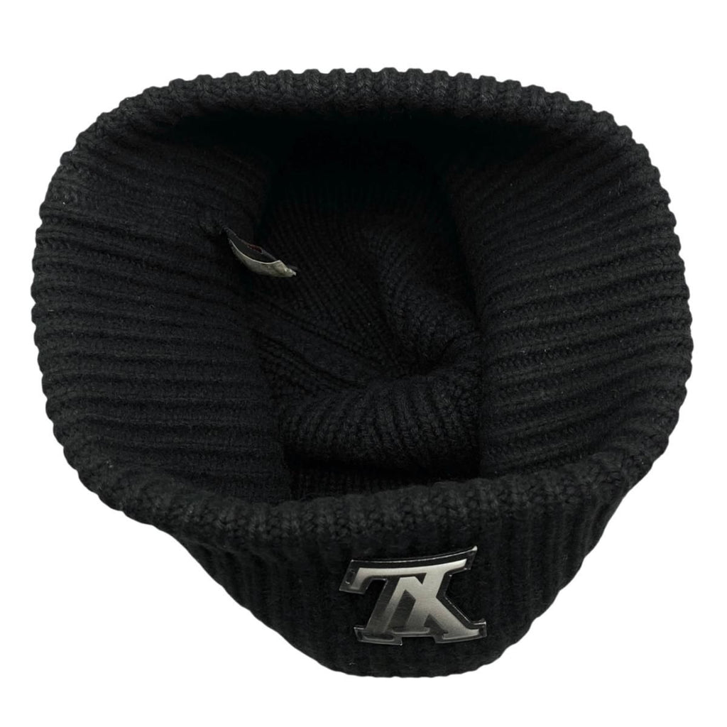 Louis Vuitton Knit Hat Bonnet LV Ahead Cashmere Logo Black — view 5