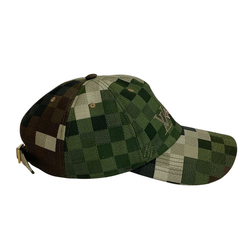 Louis Vuitton Damoflage Cap Cotton Green — view 5
