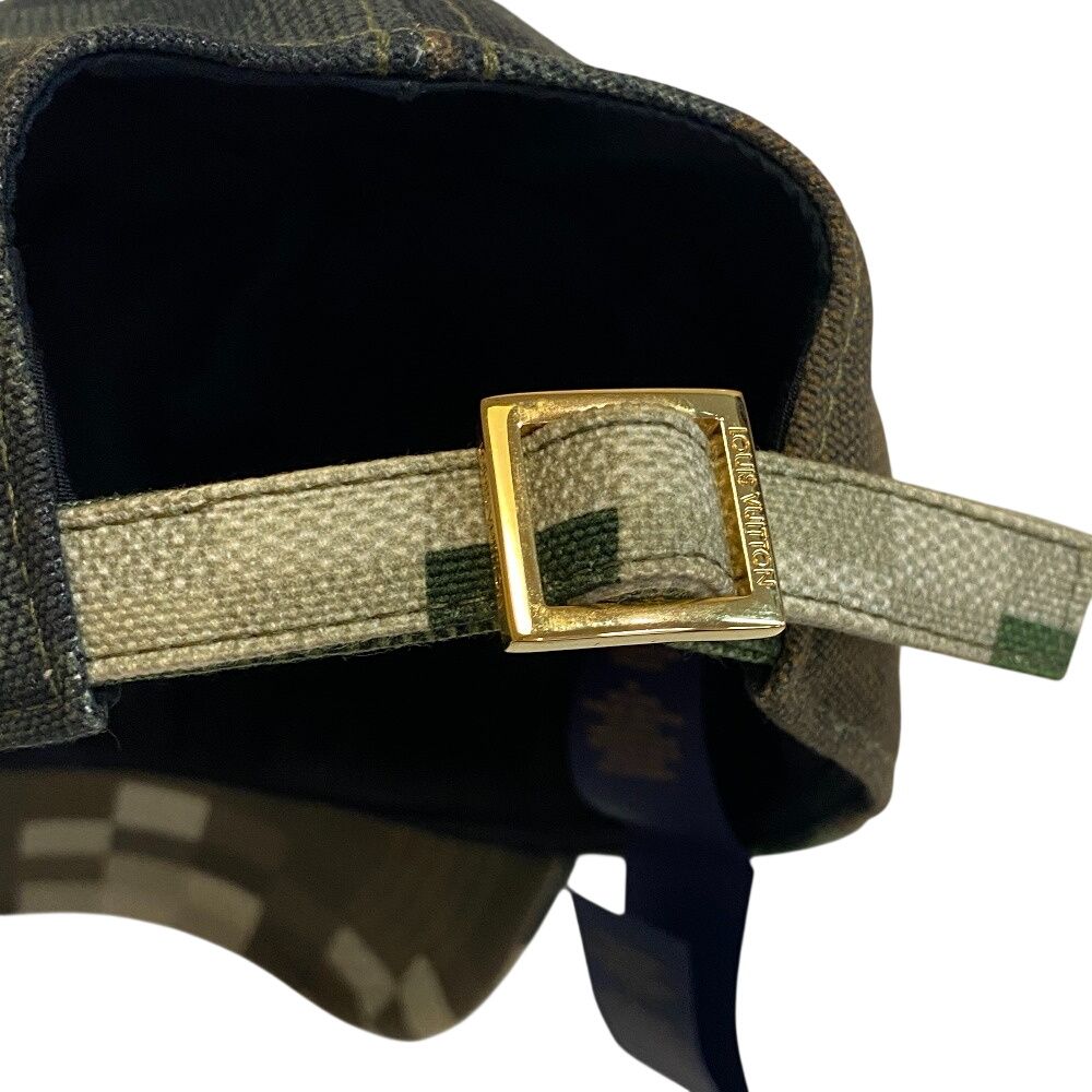 Louis Vuitton Damoflage Cap Cotton Green — view 7