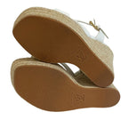 Louis Vuitton Wedge Sole LV Logo Open Toe Espadrille Strap Isola — view 8