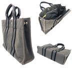 Hermes Fourre Tout PM Canvas Tote Gray — view 2