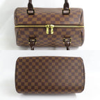 Louis Vuitton Riviera MM Damier Ebene Handbag Brown Gold — view 3