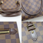 Louis Vuitton Riviera MM Damier Ebene Handbag Brown Gold — view 8