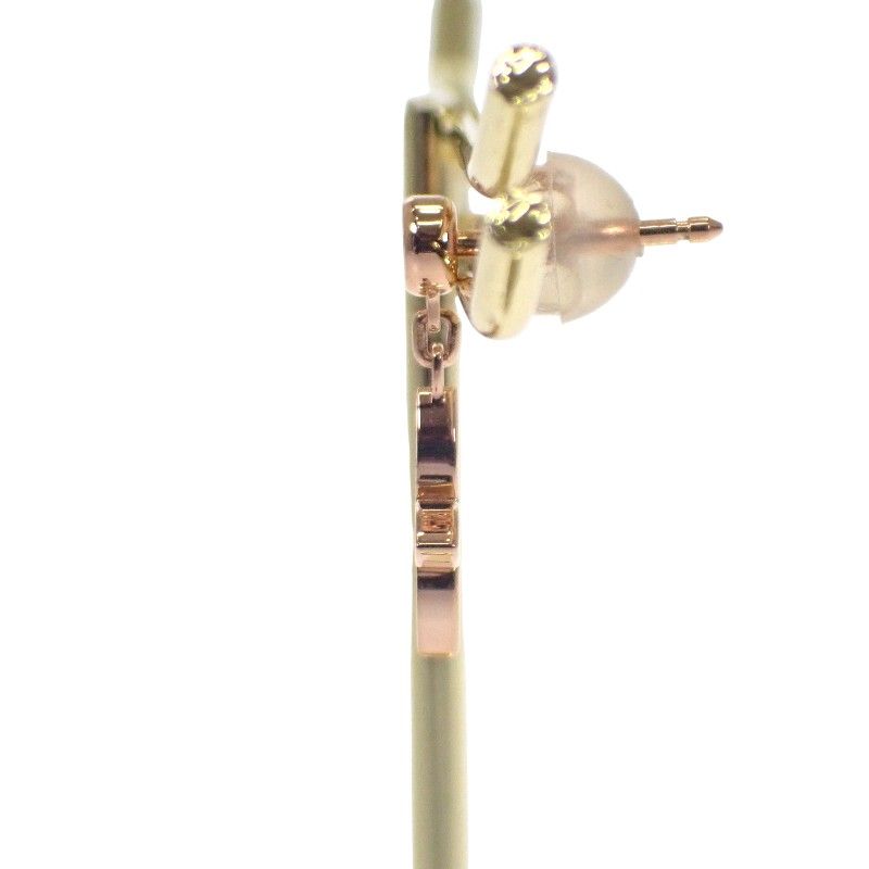 Louis Vuitton Monogram Earrings 18K Pink Gold Flower