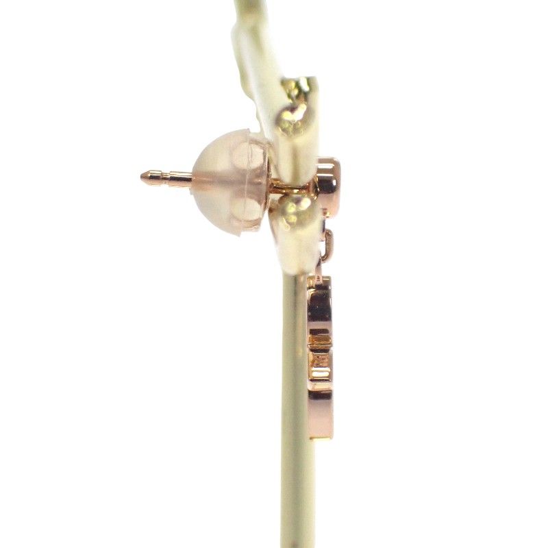 Louis Vuitton Monogram Earrings 18K Pink Gold Flower
