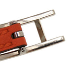 Hermes Behapi Double Tour Swift Metal Orange Bracelet — view 6