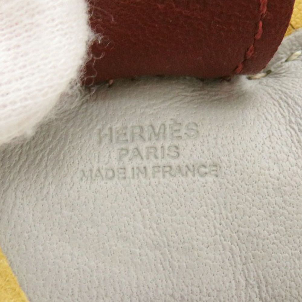 Hermes Rodeo PM Agneau Milo Bleu Glacier Rouge Ache Cali — view 3