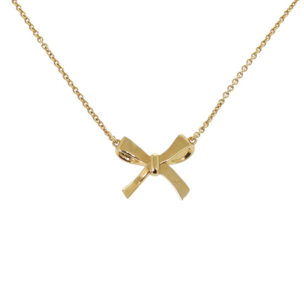Fendi Ribbon Gold Necklace Pendant — view 2