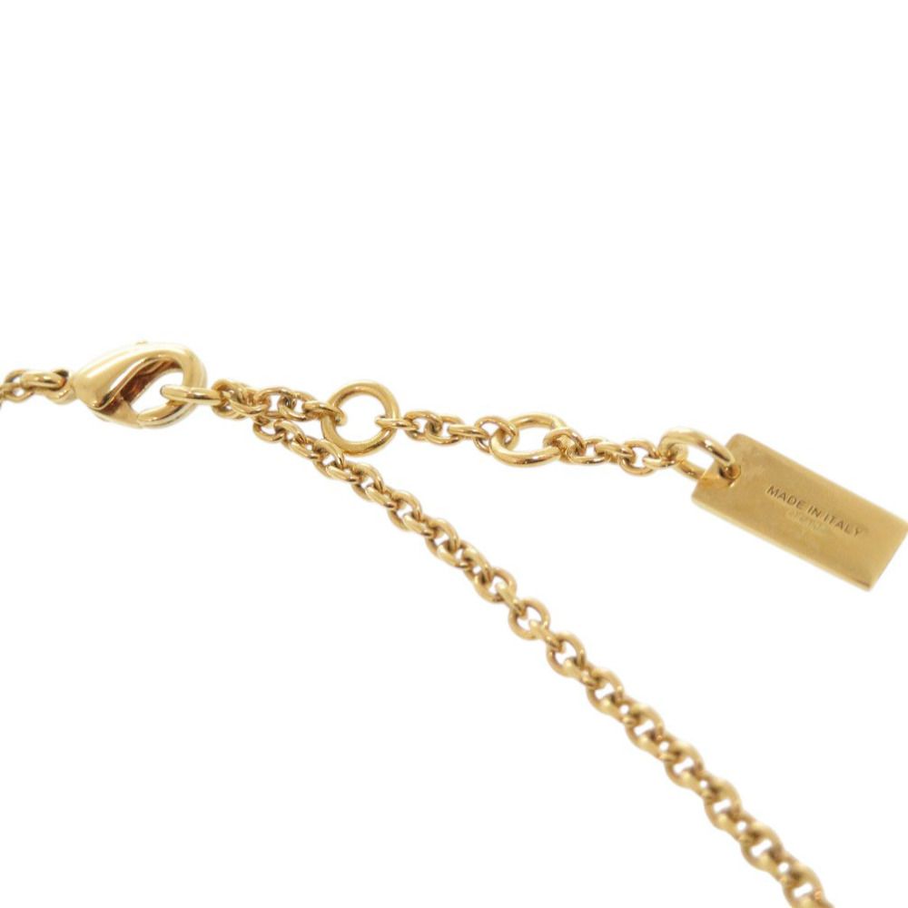 Fendi Ribbon Gold Necklace Pendant — view 4