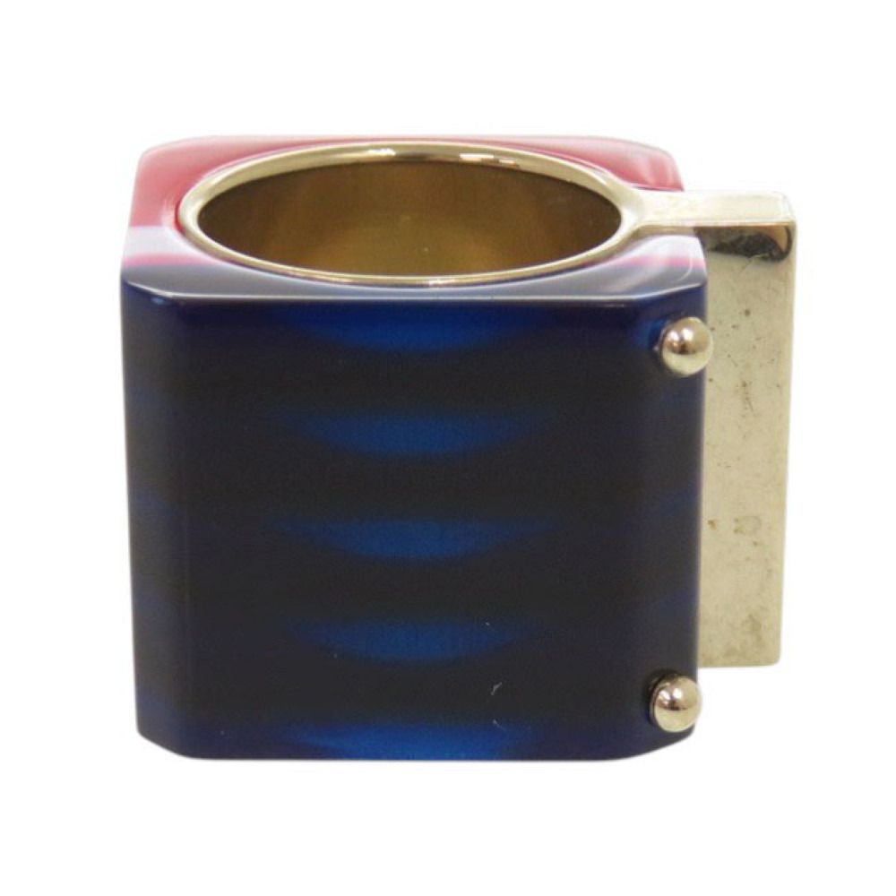 Dior Sorbet Wide Ring L Gold Red Blue — view 5