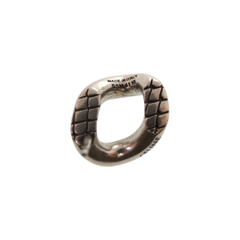 Celine Animal Studs Metal Silver Earrings — view 7
