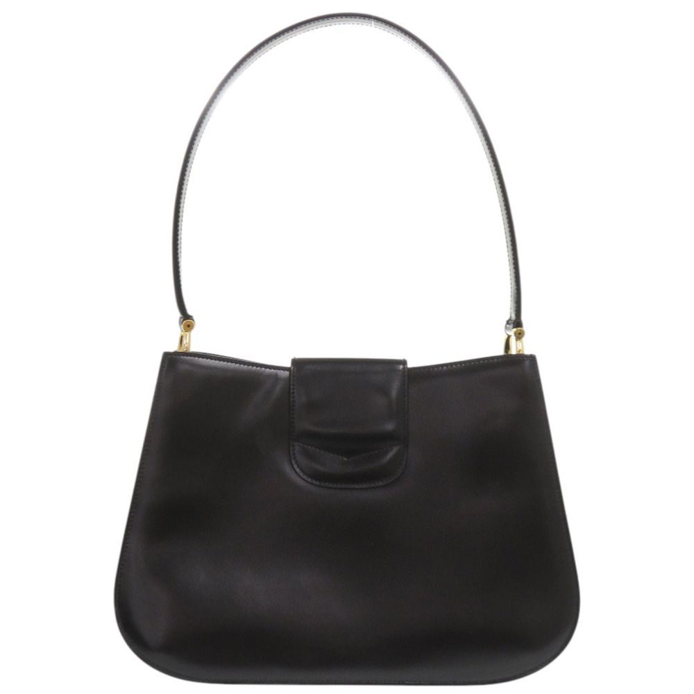 Celine Leather Black Shoulder Bag — view 3