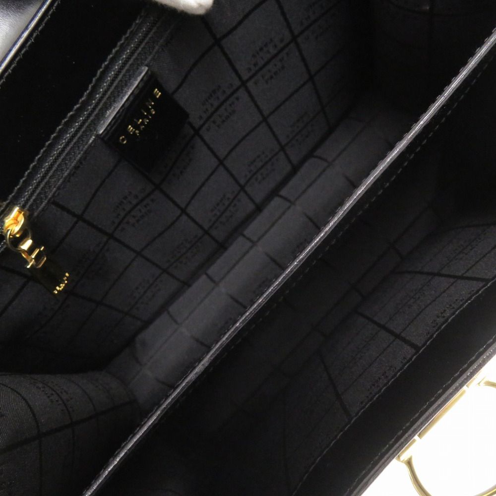 Celine Leather Black Shoulder Bag — view 6