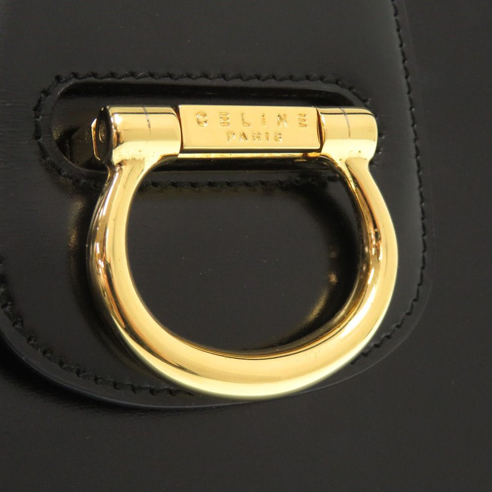 Celine Leather Black Shoulder Bag — view 8