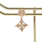 Louis Vuitton Monogram Earrings 18K Yellow Gold