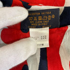 Louis Vuitton Shawl Navy Silk Cotton — view 7