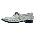 Celine Perforated Leather Shoes White 36.5 — view 2