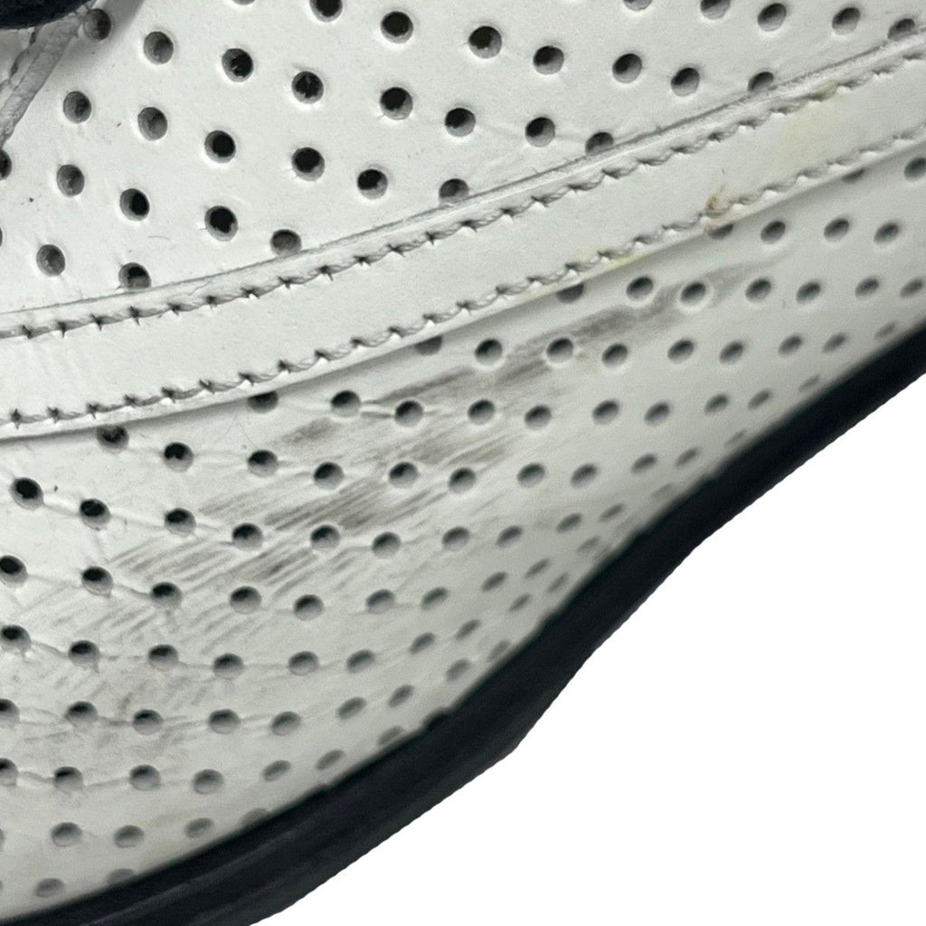 Celine Perforated Leather Shoes White 36.5 — view 9