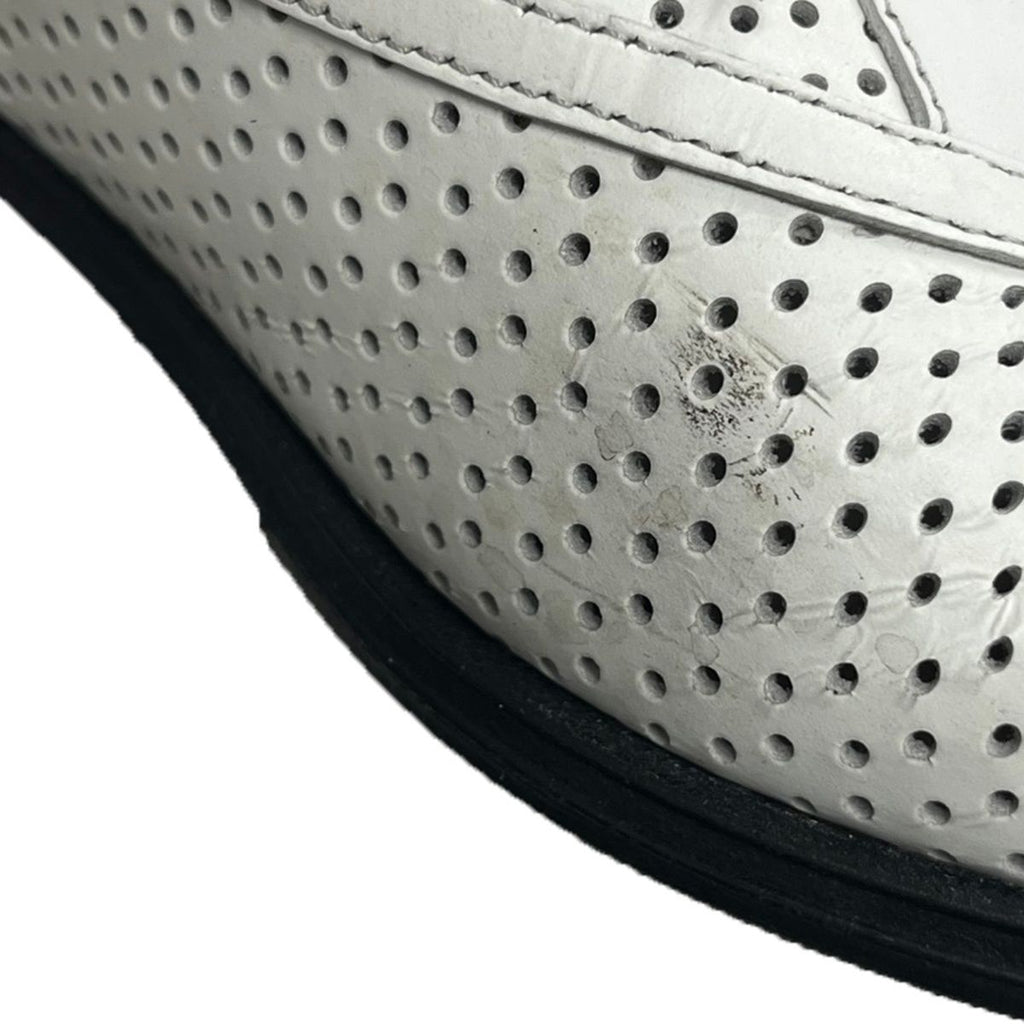 Celine Perforated Leather Shoes White 36.5 — view 7