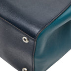 Fendi Toujour 2-Way Shoulder Bag Navy Green Leather — view 4