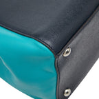 Fendi Toujour 2-Way Shoulder Bag Navy Green Leather — view 5