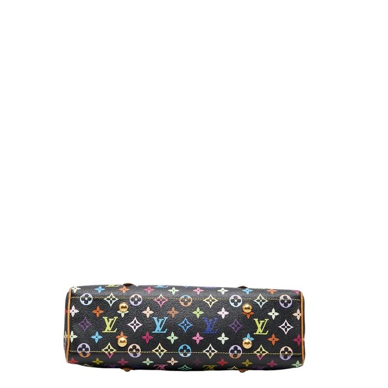 Louis Vuitton Monogram Multicolor Aurelia MM Tote Black — view 3